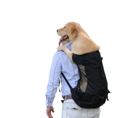 Ventilated Dog Carrier Backpack — Washable, Padded Straps