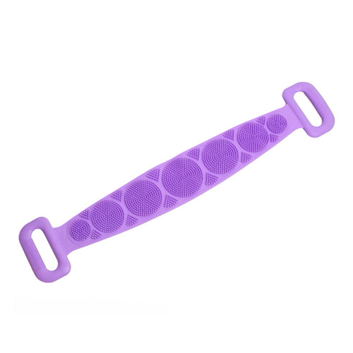 Silicone Back Scrubber Strap — Double-Sided Exfoliate & Massage