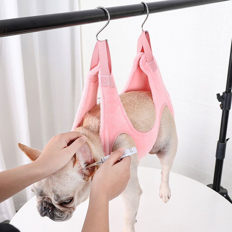 Grooming Support Pet Hammock — Restraint Sling for Nail Trimming