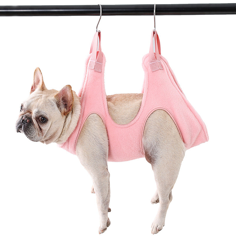 Grooming Support Pet Hammock — Restraint Sling for Nail Trimming